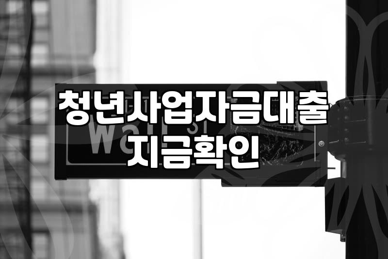 청년창업지원 자금 확보 조건과 신청 절차