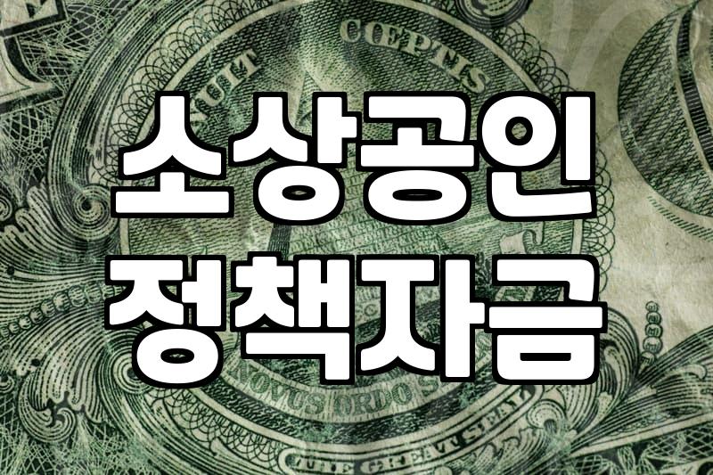 소상공인정부지원금 신청 자격과 실질적인 선정 확률 높이는 법