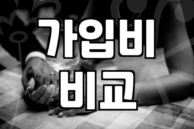 결혼정보회사순위 기준과 가입비 비교 분석