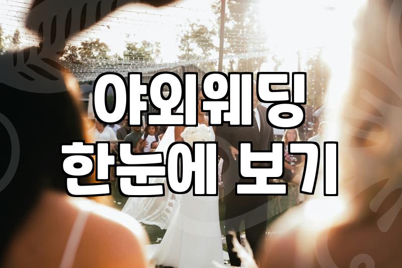 화성 야외결혼식, 꿈만 꾸다 끝낼 건가요?