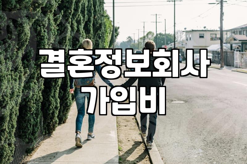 결정사가격 책정 기준과 가입 시 확인해야 할 필수 항목