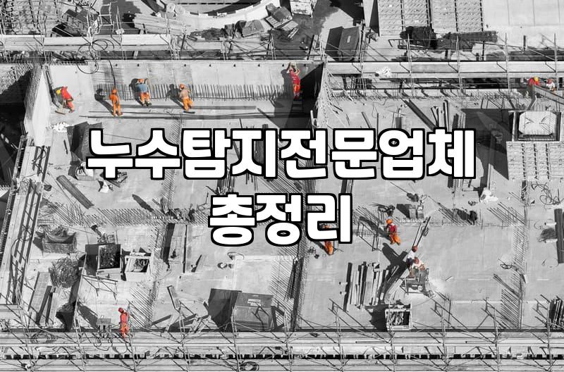 누수보수 비용 결정하는 배관 상태와 시공 범위 확인법